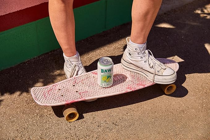 Bawi Agua Fresca Lime Flavored Sparkling Drink 12 Fluid Ounces (Pack Of 12)