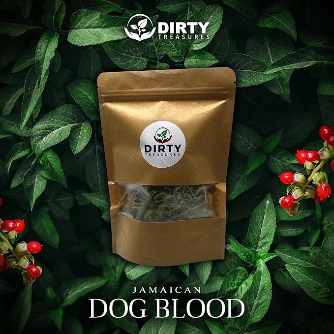 Generic Dirty Treasures JM Jamaican Dog Blood Herb (Fertility Bush) Rivina Humilis (4oz)