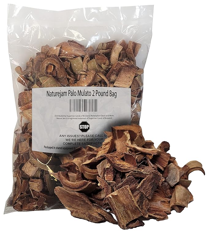Naturejam Palo Mulato 2 Pounds Bag-100% Natural Wildcraft-No Processing aka Bursera Simaruba Naked Indian Jiote Carate Jinocuabo Mulatto Stick Chaka Mastic Gumbo Limbo