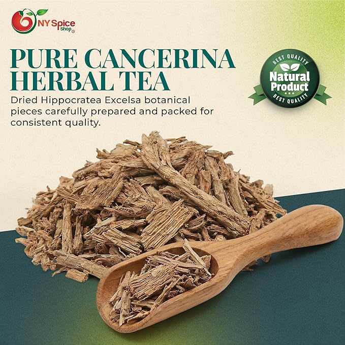 NY Spice Shop Cancerina Mexican Herbal Tea - 1 Pound Loose Dried Botanical Hippocratea Excelsa Mexican Herbal Tea Leaves For Blends Infusions &amp Culinary Recipes