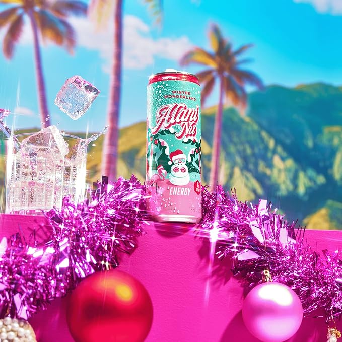 Alani Nu Winter Wonderland Sugar Free Low Calorie Energy Drinks 200mg Caffeine Biotin B Vitamins Zero Sugar 10 Calories 12 Fl Oz Cans 24 Pack