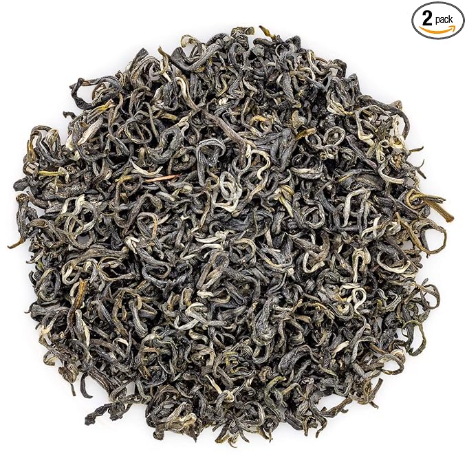 oriarmcha 2025 Dongting Bi Luo Chun Green Tea Loose Leaf - Suzhou Pi Lo Chun Chinese Green Tea Leaves - 900g (2×450g Ziplock Resealable Bags)