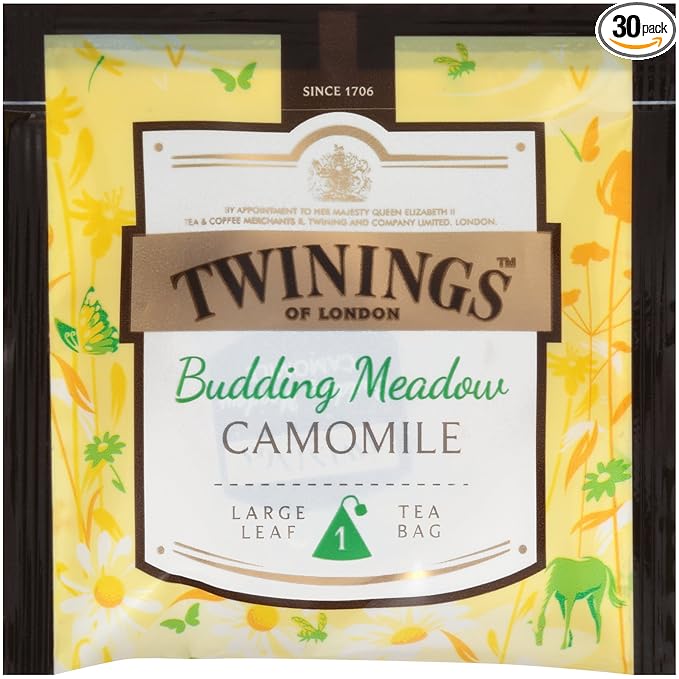 Twinings Discovery Collection Budding Meadow Camomile 30 Large Leaf Pyramid Tea Bags