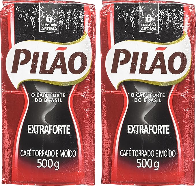 Cafe Pilao Extraforte 500gr 2 Pack Black