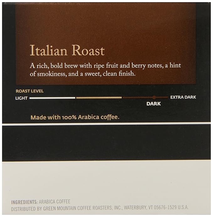 Barista Prima Coffeehouse Coffee Keurig K-Cups Italian Roast 72 Count