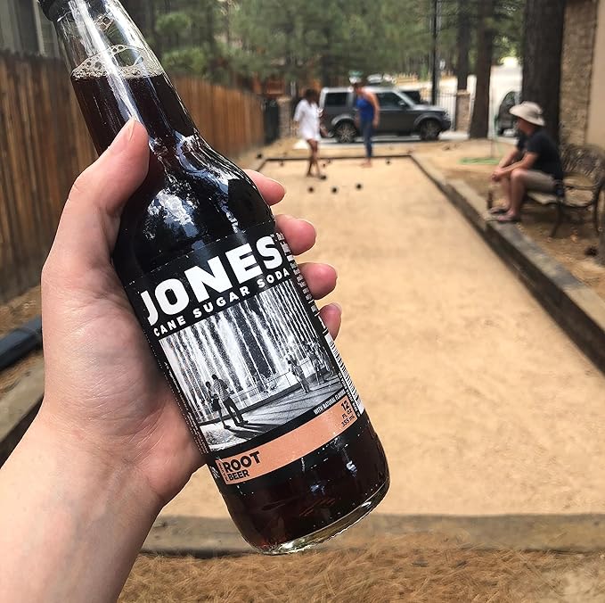 Jones Soda Co. Cane Sugar Root Beer 12 12oz Bottles