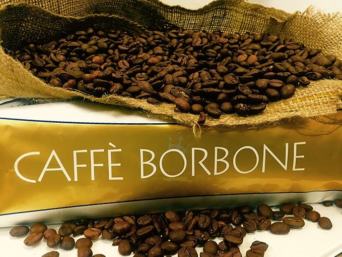 Caffè Borbone Whole Bean Coffee Medium-Dark Roast Gold Blend Authentic Italian Coffee 2.2 lb Bag