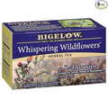 Bigelow Whispering Wildflowers Herbal Tea Plus L-Theanine Supports Stress Relief &amp Relaxation Caffeine-Free Kosher Gluten Free &amp Non-GMO 18 Tea Bags 0.9 Ounce (Pack of 6)