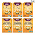 Yogi Tea Sweet Clementine Stress Support Tea USDA Certified Organic Non-GMO 16 Tea Bags per Pack (6 Packs)