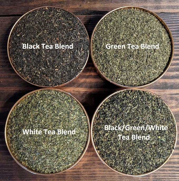 Kombucha.com Certified Organic Loose Leaf Tea - Kombucha Brewing Blends (Black Tea Blend 8 Ounce W/ 50 XL FILTER BAGS)
