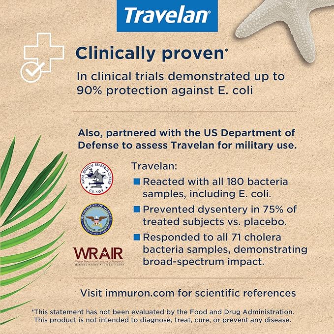 Anti Diarrhea Pills Help Prevent Traveler’s Diarrhea Before It Starts Clinically Proven Travel Essentials Drug-Free Colostrum Natural Digestive and Immune Support Supplement 30 Count