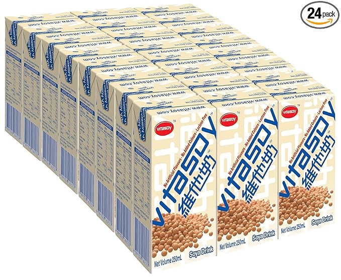 Vitasoy Soy Milk Drink Original Flavor 8.45oz (Pack of 24)