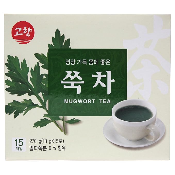 GOHYANG KOREAN Mugwort Tea_18g x 15 Tea Bags_Product of Korea (쑥차)