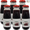100% Organic Pomegranate Juice 6.7 Oz Glass Bottle (6 Pack) No Sugar No Artificial Colors No Preservatives No Flavors Added Gluten Free and Kosher
