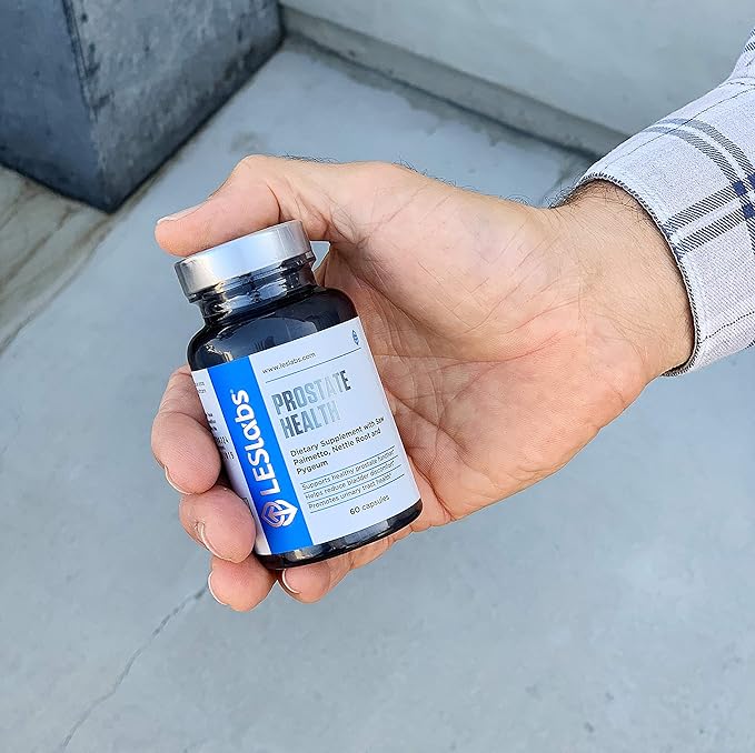 LES Labs Prostate Health – Prostate Support Urinary Tract Health Fewer Bathroom Visits &amp Improved Sleep – Saw Palmetto Pygeum Beta Sitosterol &amp Nettle Root – Non-GMO Supplement – 60 Capsul