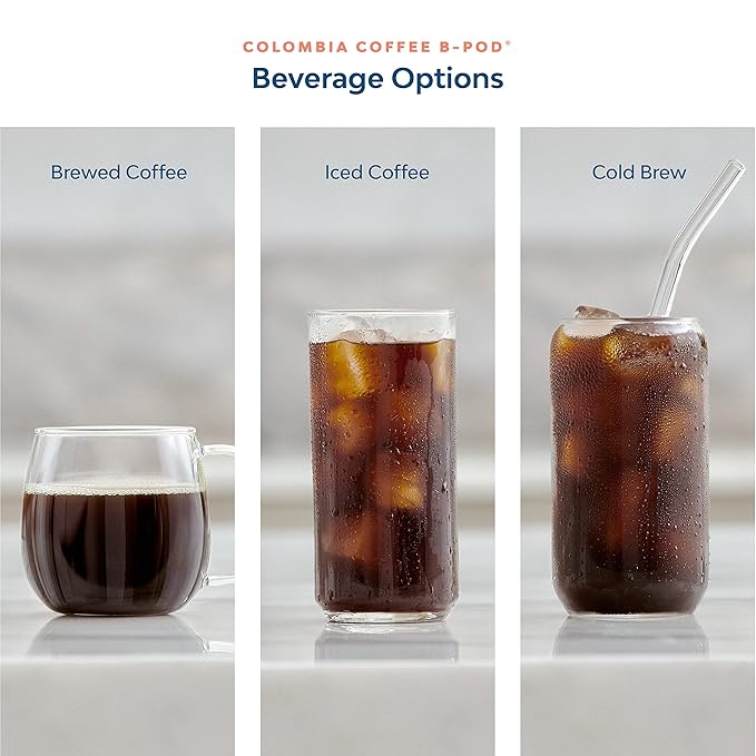 Mulholland Roasters | Colombia Coffee B-Pods | Only Compatible with Bruvi Coffee Brewer | Includes 60 Pods