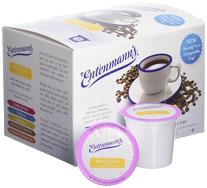 Entenmann's Breakfast Blend Capsule/K-Cup Coffee8/10 Ct Boxes