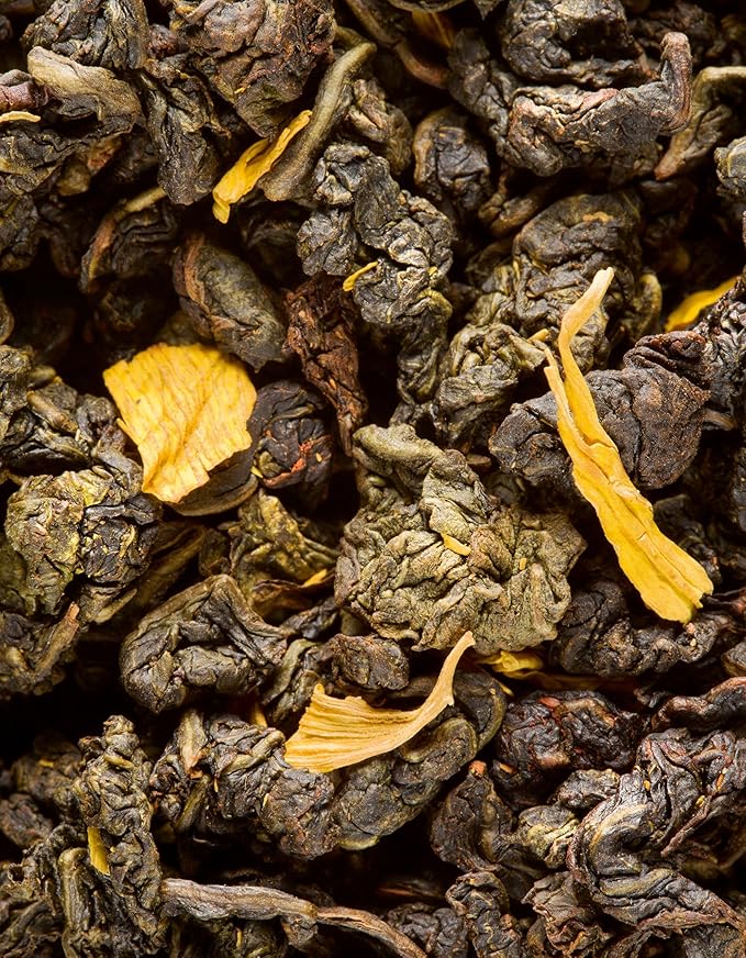 Dammann Freres Sachets Caramel au Beurre Oolong Black Tea Bags Premium Gourmet French Tea Individually Wrapped 24 Count (Single Pack)