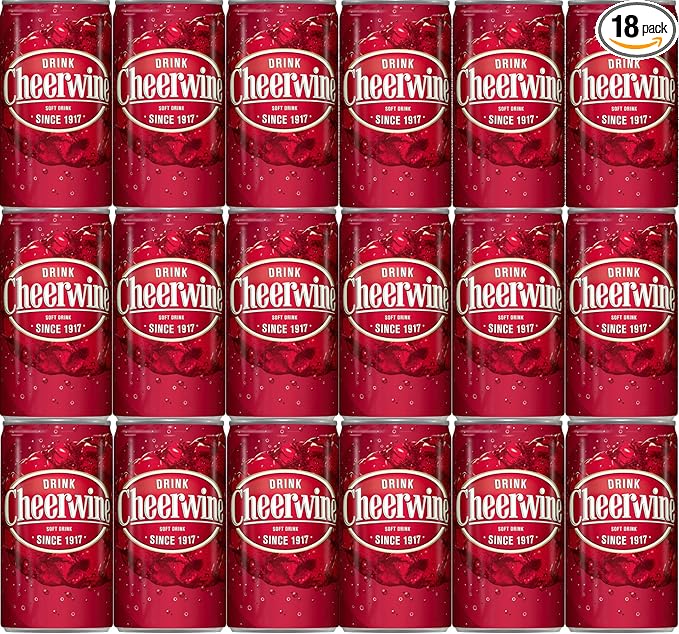 Cheerwine Soda 7.5 oz can (18 cans)