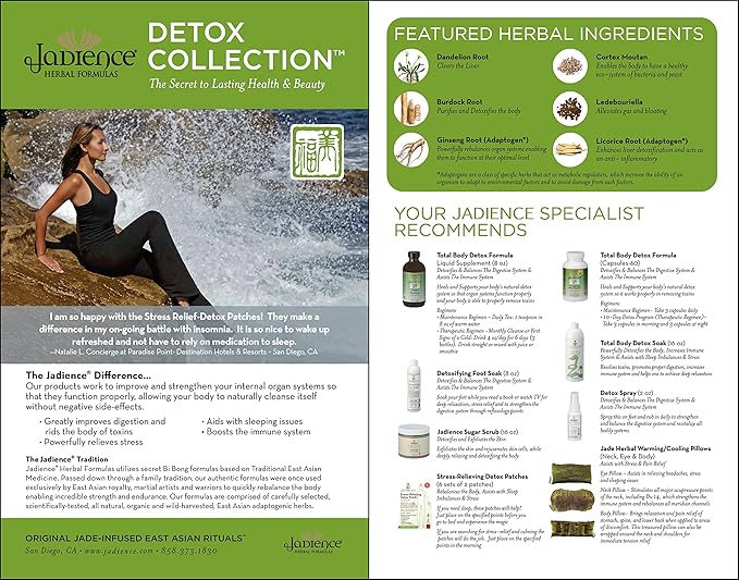 Jadience Slimming Soak: 16oz | 100% Natural | The BEST Natural Weight Aid | Helps Tone Firm &amp Reduce The Appearance of Cellulite | Relieves Stress | Helps The Body Detoxify | Balances Mood Swings
