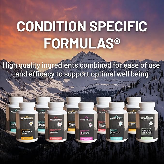 Mountain Peak Nutritionals Ultimate Relaxation Bundle - Tranquility &amp Sleep Easy - Promoting A Calm &amp Relaxed Mood for Better Rest - Sleep Support Supplements w/Vitamins B6 &amp B12
