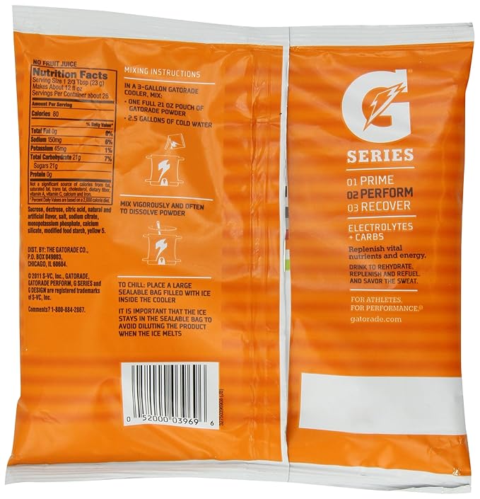 Gatorade G Series Thirst Quencher Lemon Lime 21 Ounce Package (Pack of 4)