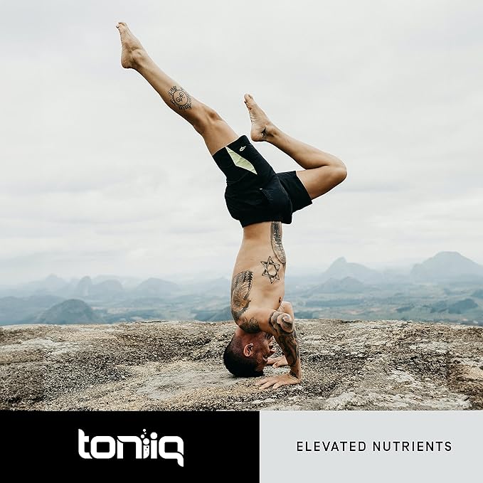 Toniiq Black Maca Root - Ultra High Potency 20:1 Extract - Single Origin Wildcrafted &amp Highly Concentrated - Third-Party Lab Tested - 120 Capsules