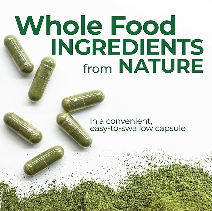 COUNTRY FARMS Super Greens Vegicaps 32 Super Foods Whole Food Supplement Greens Fruit Vegetables Mushrooms &amp Probiotics Rich in Antioxidants &amp Phytonutrients 120 Count 60 Servings