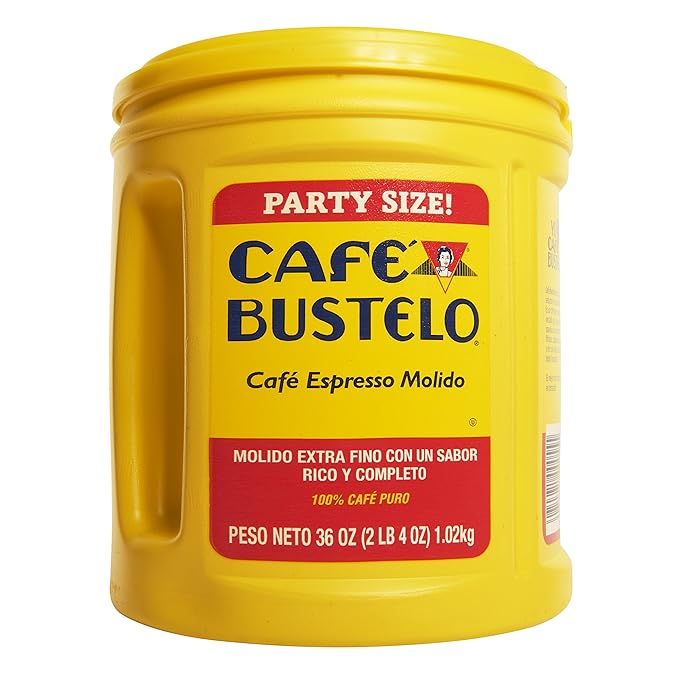 Café Bustelo Espresso Dark Roast Ground Coffee 36 Ounce (Pack of 3)