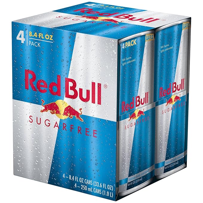 Red Bull Sugarfree Energy Drink 8.4 Fl Oz Cans 8 Count