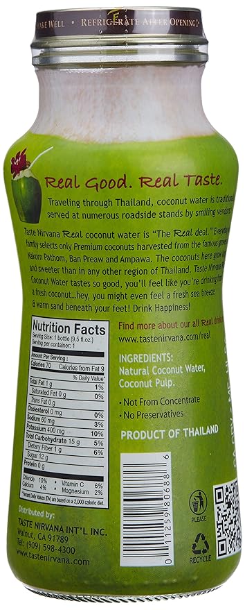 Taste Nirvana Coconut Wtr Pulp Natural