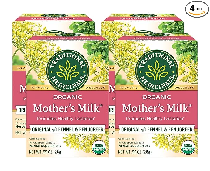 TRADITIONAL MEDICINALS HERB TEAOG1MOTHER'S MLK 16 BAG (Pack of 4)