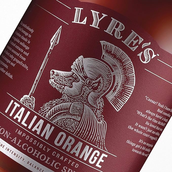 Lyre's Italian Orange Non-Alcoholic Spirit - Aperitivo Style | Award Winning | 6.8 Fl Oz