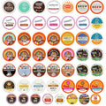 Perfect Samplers Coffee Tea Cider Cappuccino &amp Hot Chocolate Single Serve Cups for Keurig K Cup Brewers Sampler 50 Count