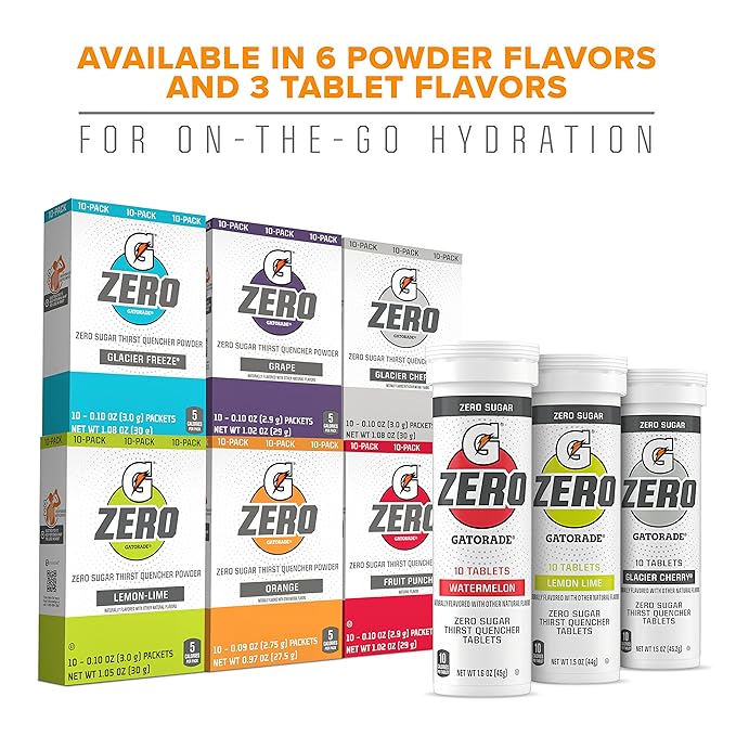 Gatorade Zero Tablets Watermelon (Pack of 80)