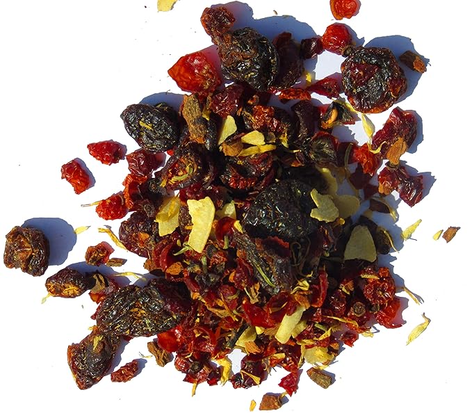 USDA Organic Herbal Paradise Loose Leaf Herbal Fruit Tea - 4 oz