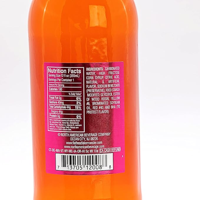 Flathead Lake Gourmet Soda (Strawberry Orange)