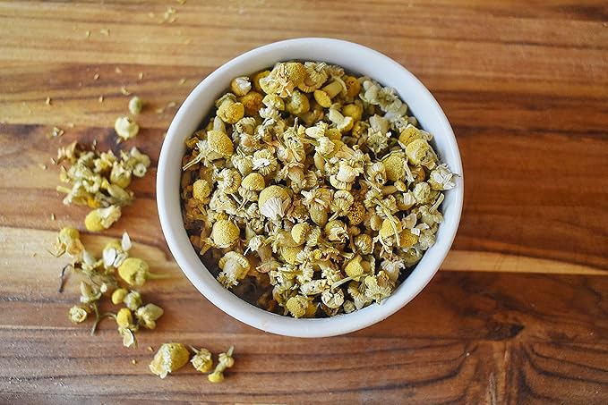 Anthony's Organic Chamomile Flowers 1 lb Whole Loose Leaf Gluten Free Non GMO Non Irradiated