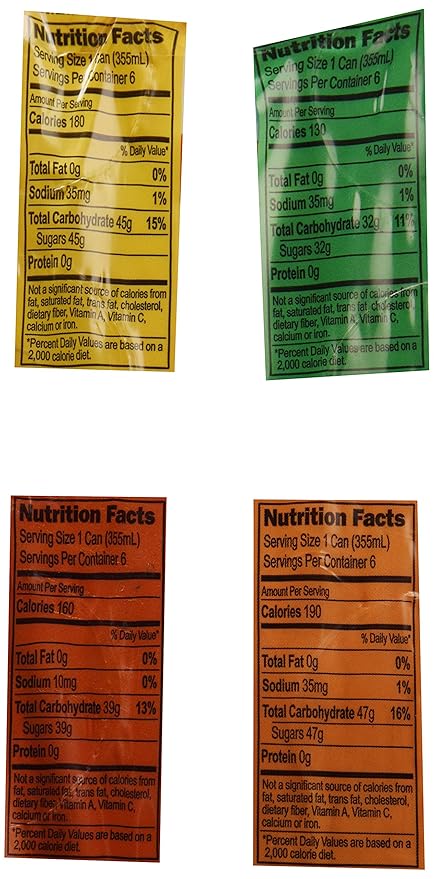 C&ampC Classic Drink Varity Pack 12 Fl. Oz 24 Count
