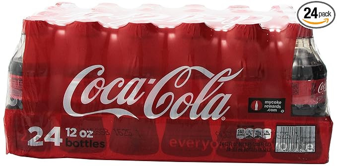 Coca Cola Drink Cans 12 Fluid Ounce (Pack of 24)