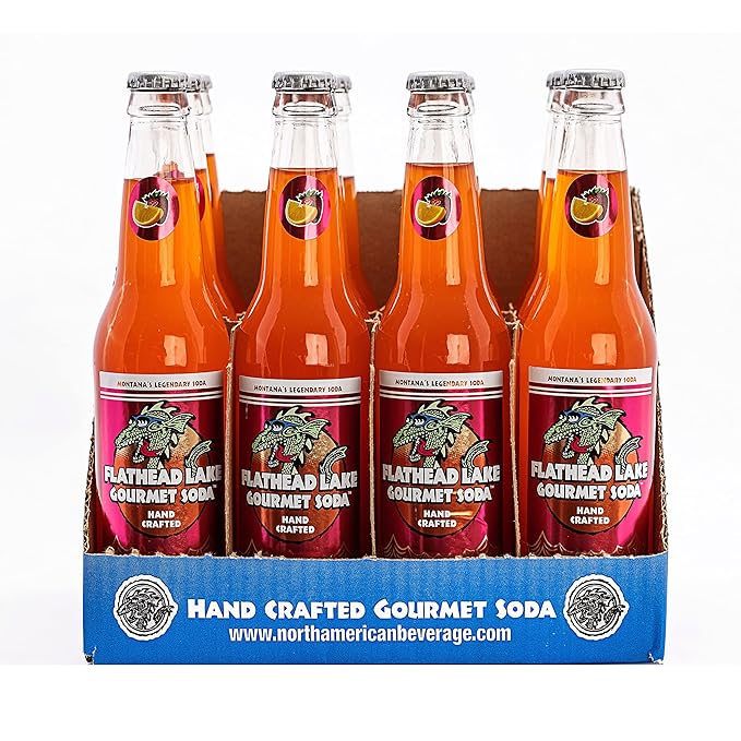 Flathead Lake Gourmet Soda (Strawberry Orange)