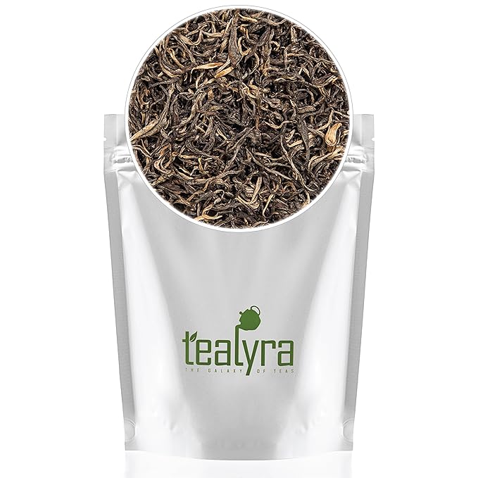 Tealyra - Huang Cha - Rare Yellow Tea - Best Chinese Yellow Loose Leaf Tea - Antioxidants Rish - Caffeine Medium - 110g (4-ounce)