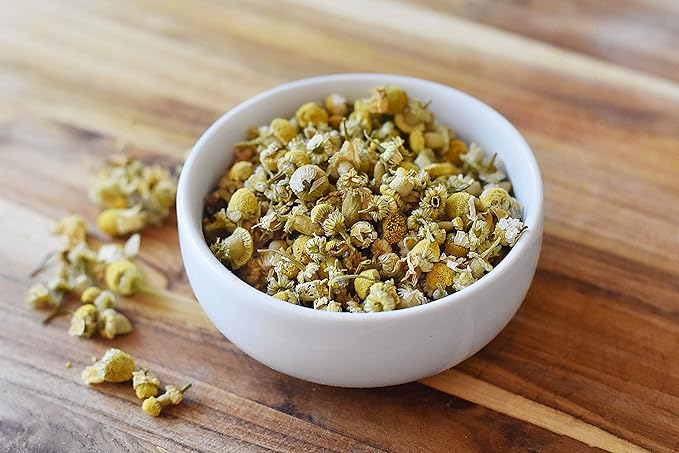 Anthony's Organic Chamomile Flowers 1 lb Whole Loose Leaf Gluten Free Non GMO Non Irradiated