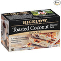 Bigelow Tea Toasted Coconut Almond Bark Black Tea Caffeinated Tea with Coconut and Almond 18 Count Box (Pack of 6) 108 Total Tea Bags