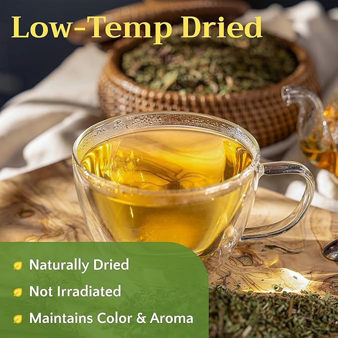 Natural Dandelion Leaf Herb Tea - Cut and Sifted Dried Leaves - Loose Herbal Bulk 1lb (16 oz)