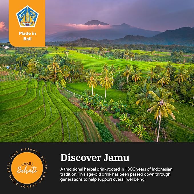 JAMUSEHATI Sleep Natural Superfoods Blend from Bali Containing Ginger Nutmeg Cinnamon and Star Anise Cylinder (300g)