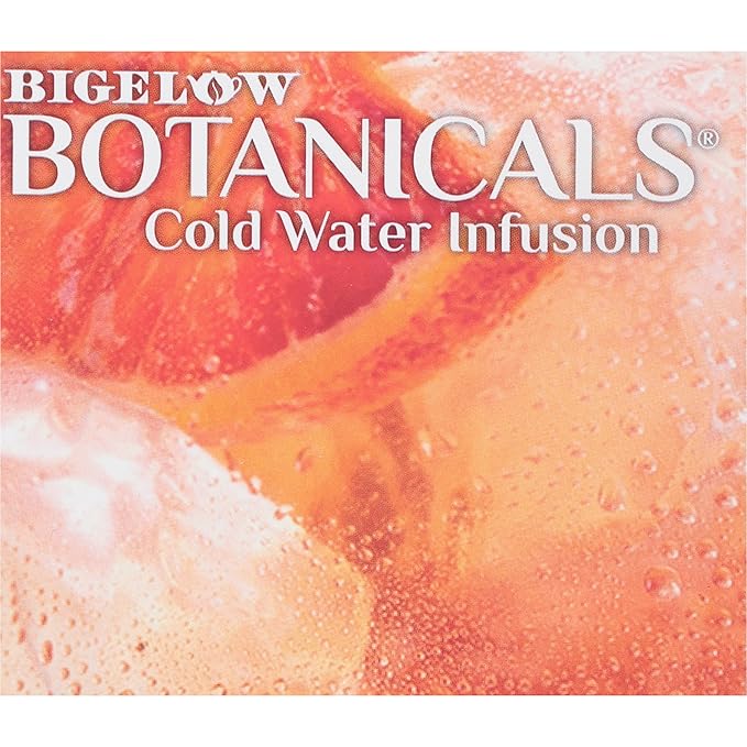 Bigelow Botanicals Blood Orange Tangerine Caffeine Free Herbal Tea with Blood Orange &amp Tangerine Flavor 18 Count (Pack of 6) 108 Total Tea Bags
