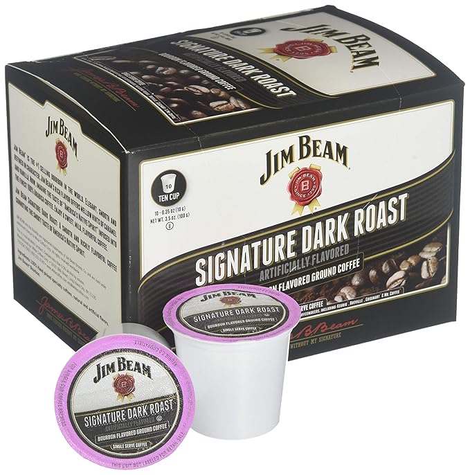 Jim Beam Signature Dark Roast 10 Count (Pack of 4)