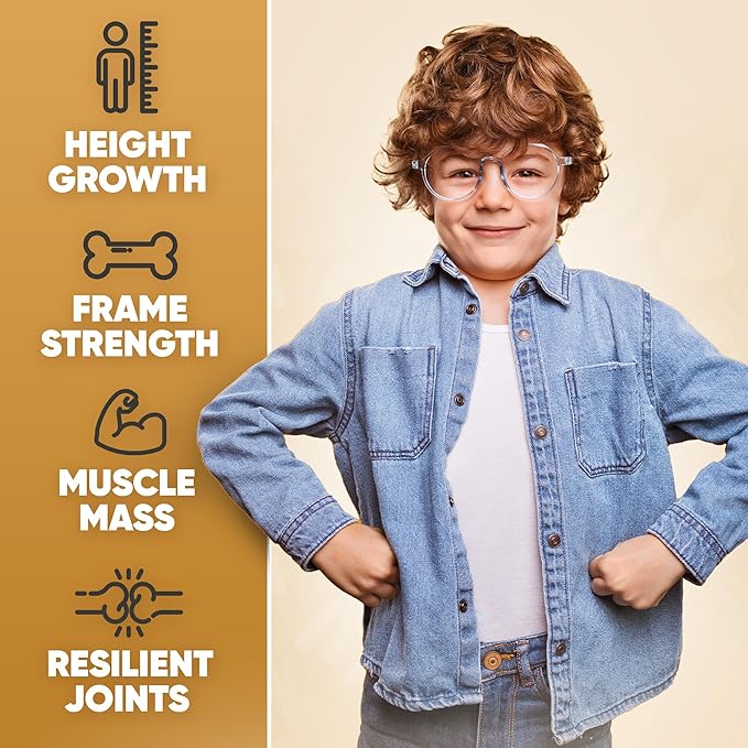 Height Growth Increase Vitamin Gummies Calcium 100mg Magnesium Glycinate 30mg Zinc Ashwagandha Vitamin K2 D3 25mg Grow Tall Maximizer Supplement Multivitamin for Kids Teens Boy &amp Girl Adul
