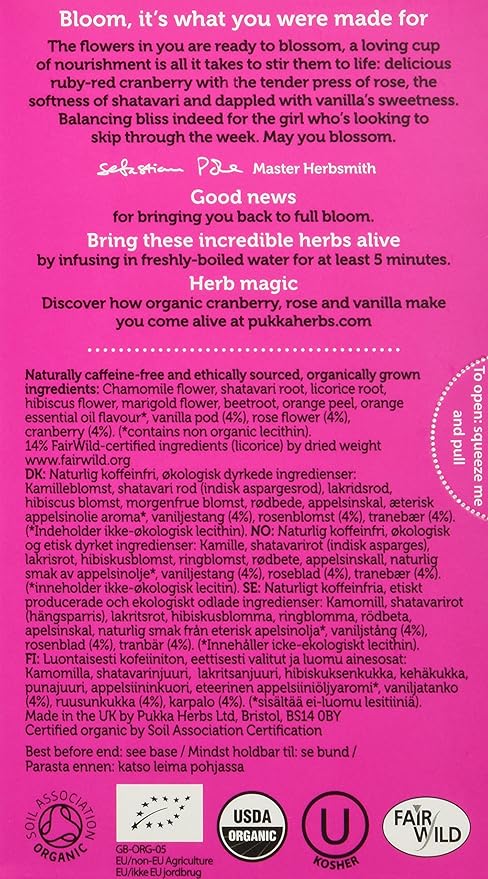 Pukka Womankind Tea  20 BAG